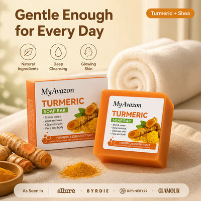 MyAvazon - Turmeric Cleansing Soap Bar