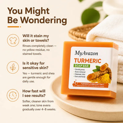 MyAvazon - Turmeric Cleansing Soap Bar