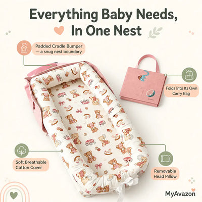 MyAvazon - Portable Baby Bassinet Bed