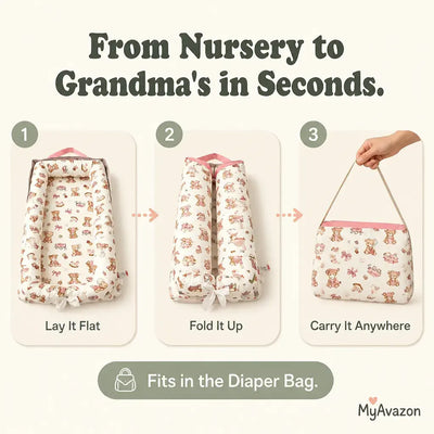 MyAvazon - Portable Baby Bassinet Bed