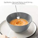 Rechargeable Handheld Milk Frother & Egg Beater – 3 Speeds