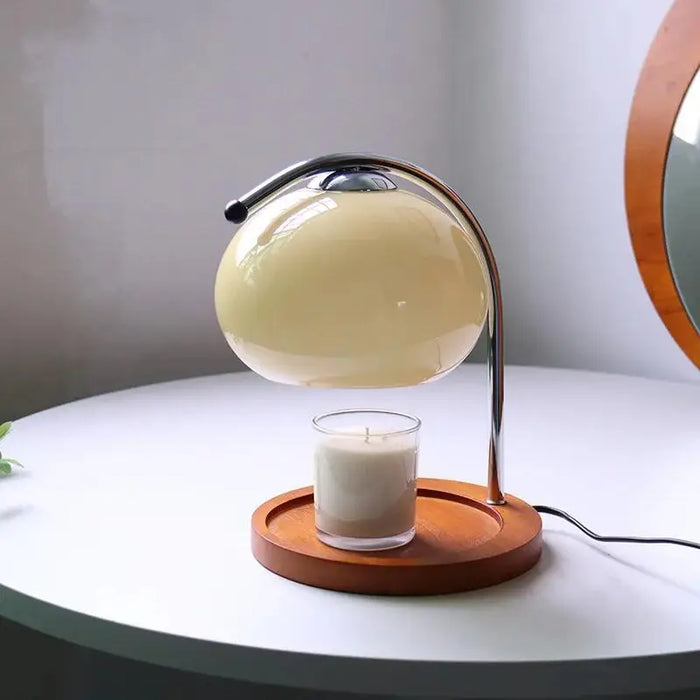 Retro Glass Bedside Table Lamp