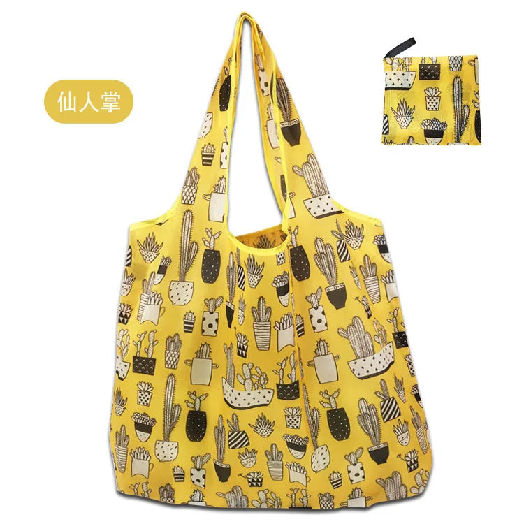 Foldable Reusable Polyester Shopping Bag