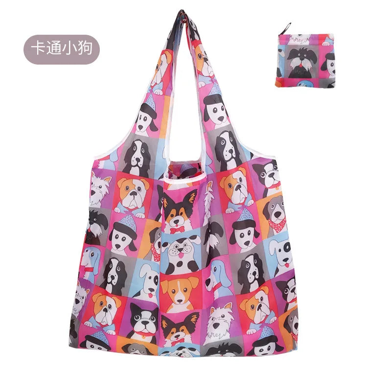 Foldable Reusable Polyester Shopping Bag