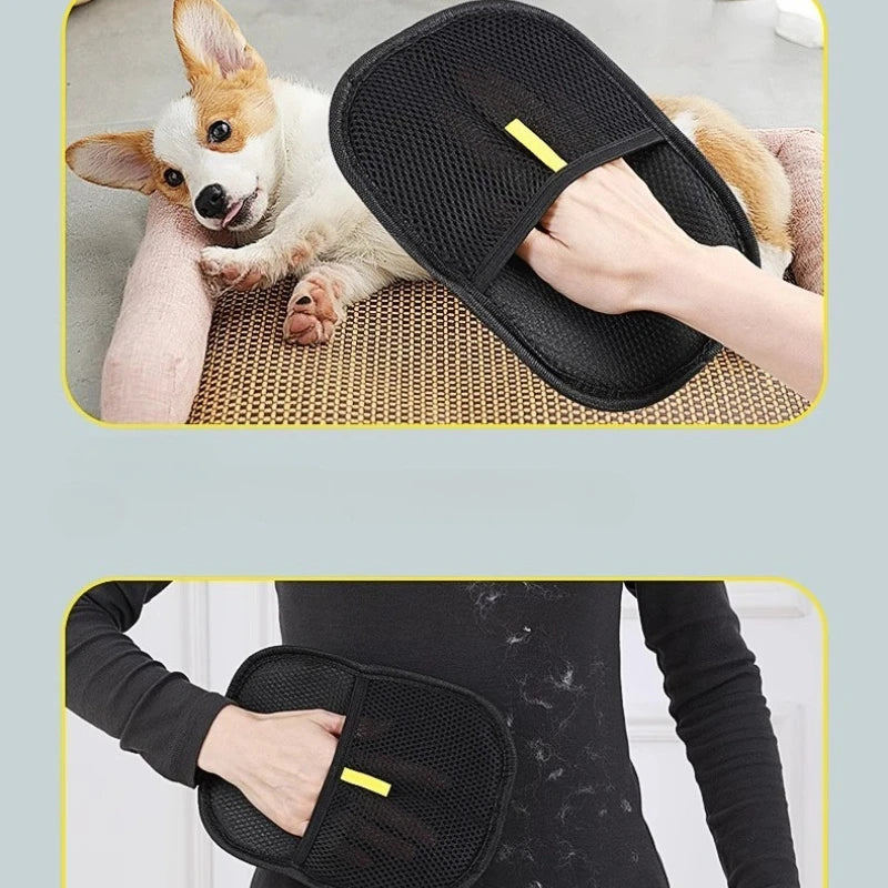 Reusable Pet Hair Removal Mitt for Clothes