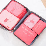 6-Piece Travel Packing Organiser Bag Set