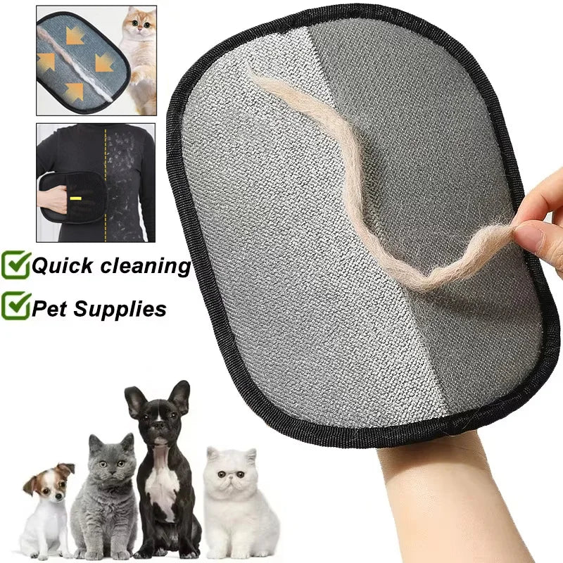 Reusable Pet Hair Removal Mitt for Clothes