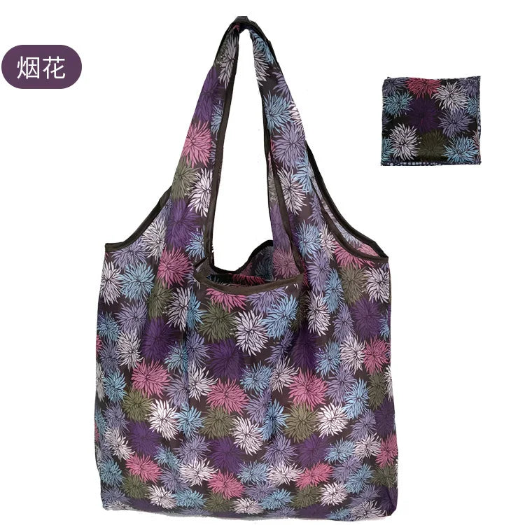 Foldable Reusable Polyester Shopping Bag