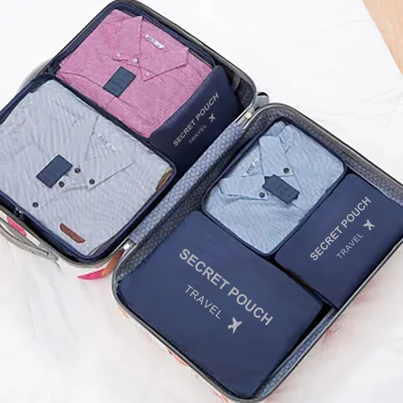 6-Piece Travel Packing Organiser Bag Set