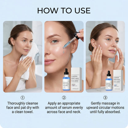 Copper Peptide Face Serum — Hydrating Skin Renewal Essence