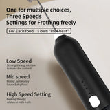 Rechargeable Handheld Milk Frother & Egg Beater – 3 Speeds