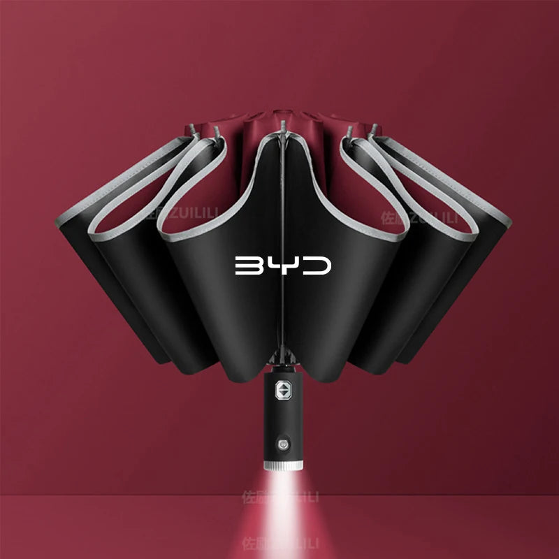 Automatic Folding Windproof Sunshade Umbrella