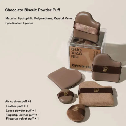 Air Cushion Foundation Sponge Powder Puff – Set of 6