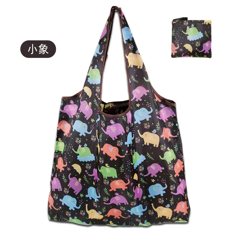 Foldable Reusable Polyester Shopping Bag