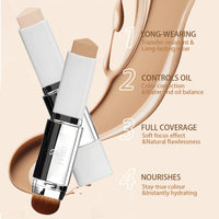 TWO-IN-ONE Brush Head Foundation Stick