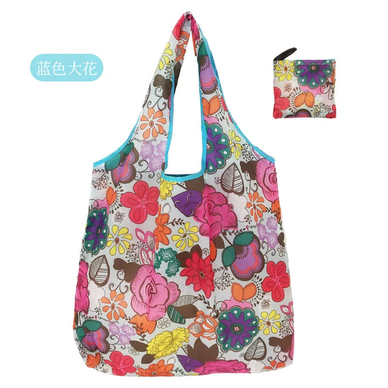 Foldable Reusable Polyester Shopping Bag