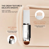 TWO-IN-ONE Brush Head Foundation Stick