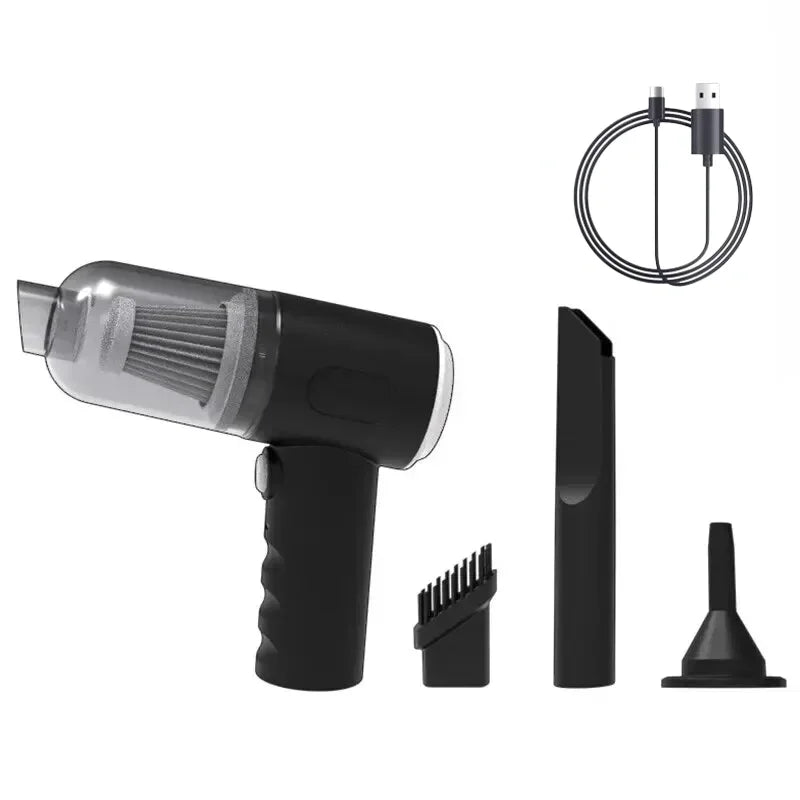 USB-Rechargeable Handheld Vacuum for Car & Home