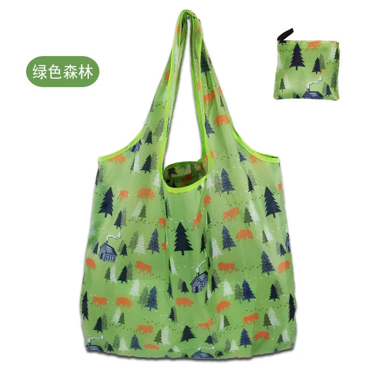 Foldable Reusable Polyester Shopping Bag