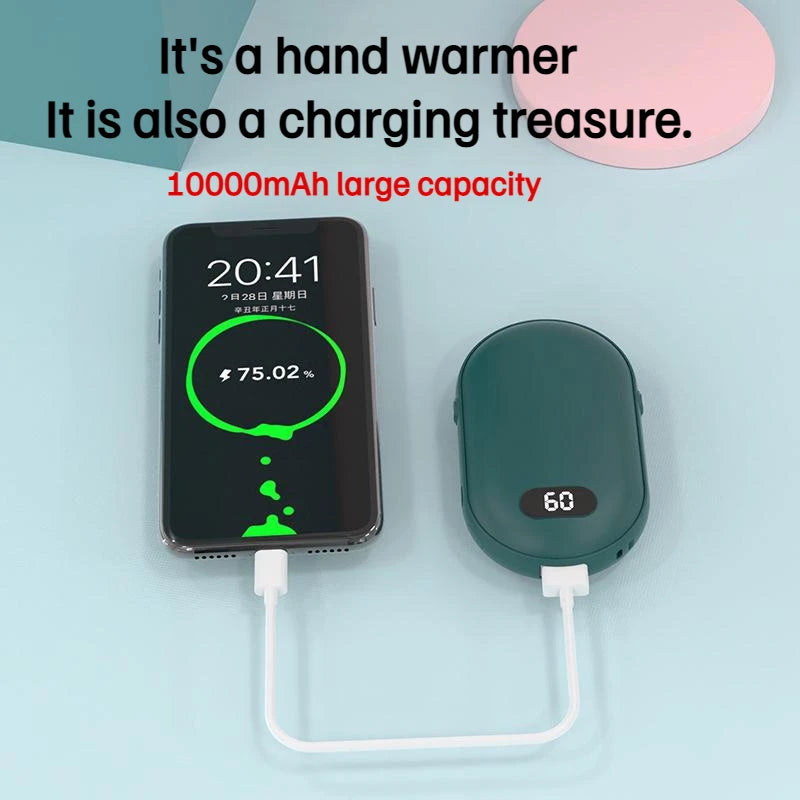 USB-Rechargeable Hand Warmer & Power Bank