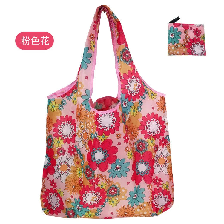 Foldable Reusable Polyester Shopping Bag