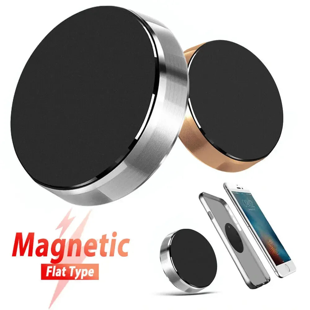Magnetic Car Phone Holder – Fixed or Rotating Options