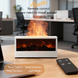 Aero Flame Humidifier – Ultrasonic Aromatherapy Diffuser