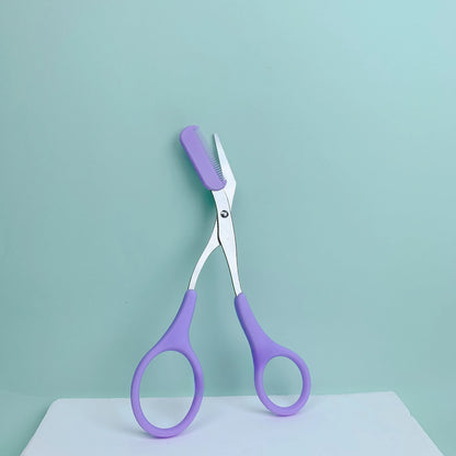 Eyebrow Trimming Scissors with built-in comb - Creating Perfect Eyebrows