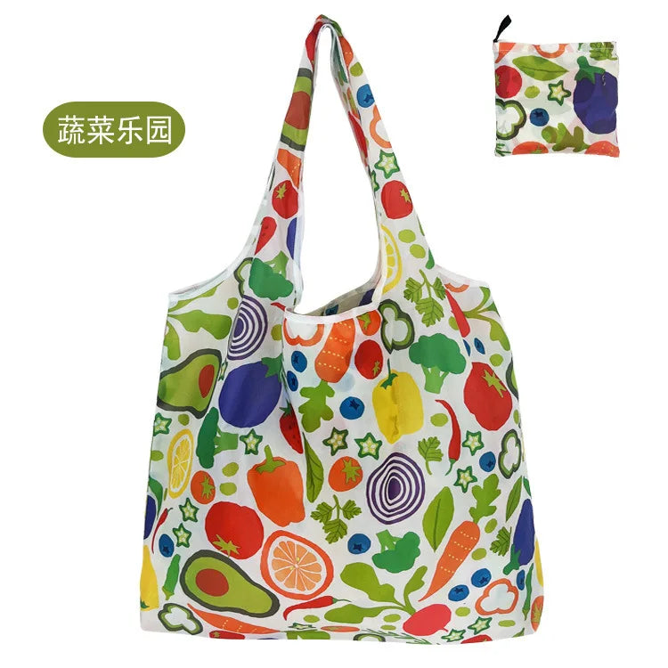 Foldable Reusable Polyester Shopping Bag