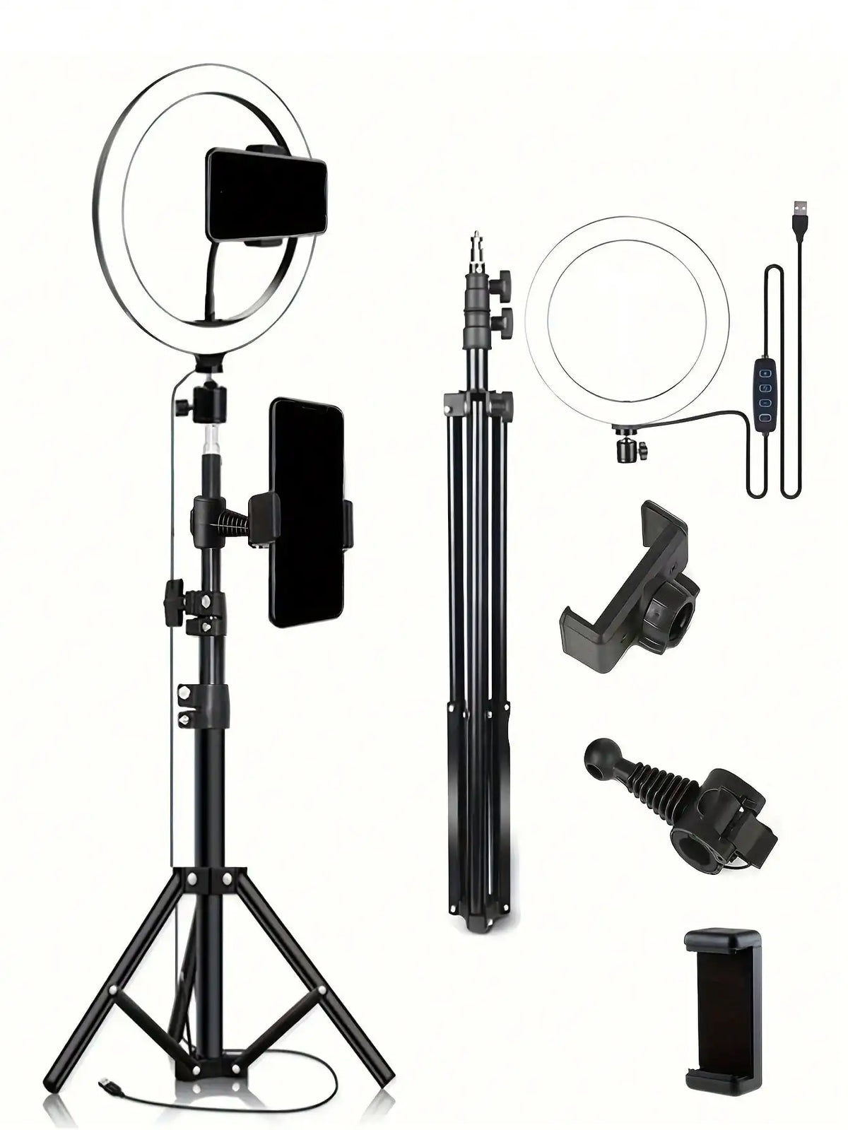 Ring Light with Tripod & Selfie Remote