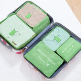 6-Piece Travel Packing Organiser Bag Set