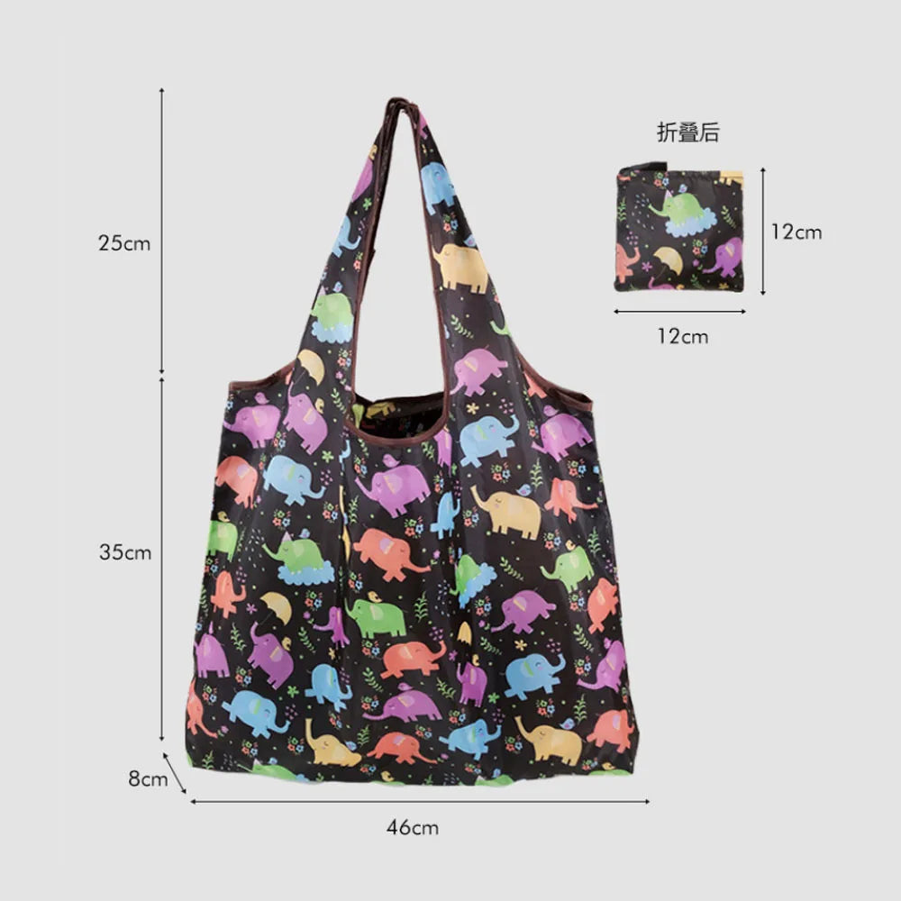 Foldable Reusable Polyester Shopping Bag