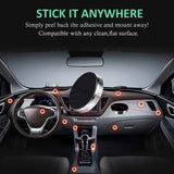 Magnetic Car Phone Holder – Fixed or Rotating Options