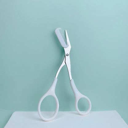Eyebrow Trimming Scissors with built-in comb - Creating Perfect Eyebrows
