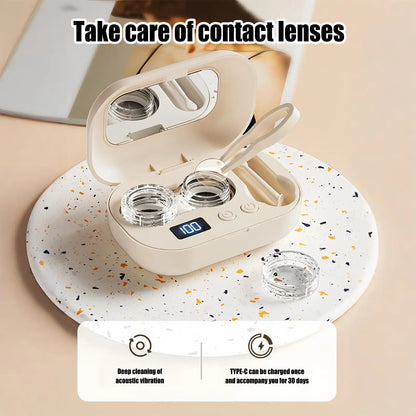 Ultrasonic Contact Lens Cleaner – Deep Clean in Minutes