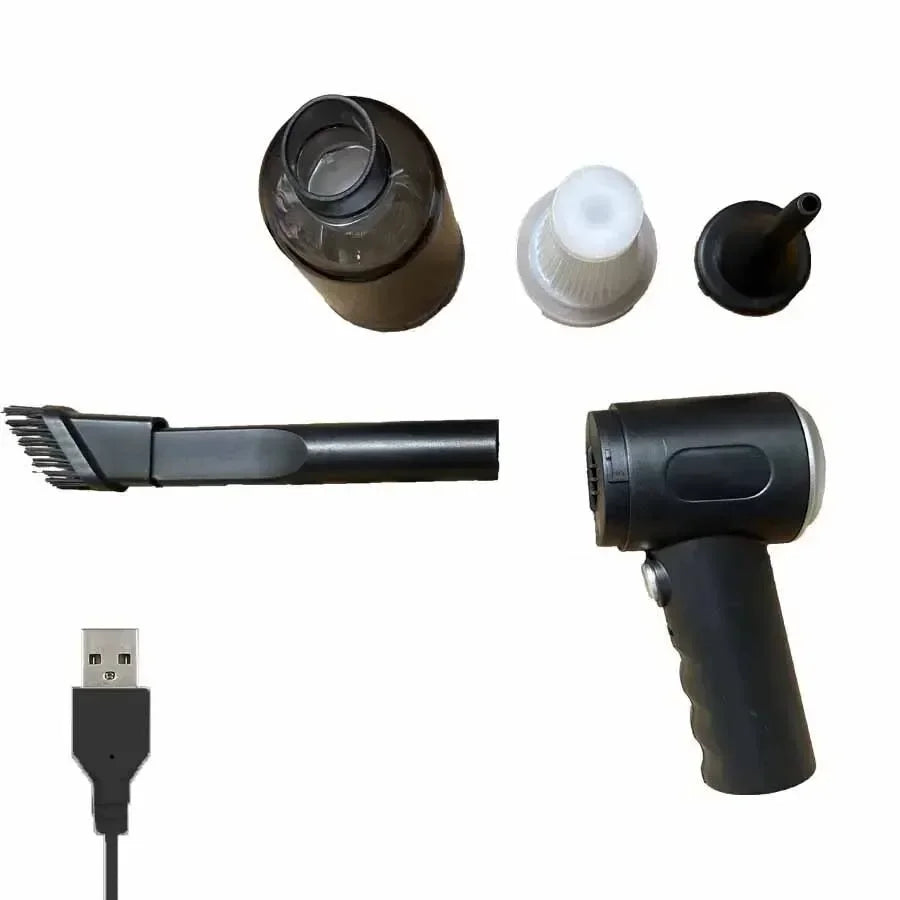USB-Rechargeable Handheld Vacuum for Car & Home