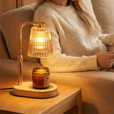 Dimmable Glass Candle Warmer Lamp with Timer