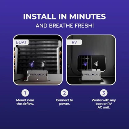 AIRLOCK One – The Proven Solution to Boat and RV Air Purifier