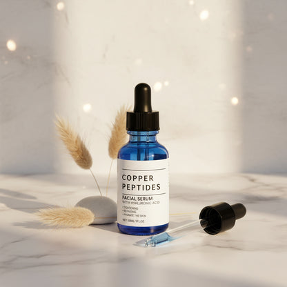 Copper Peptide Face Serum — Hydrating Skin Renewal Essence