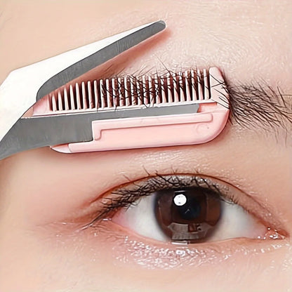 Eyebrow Trimming Scissors with built-in comb - Creating Perfect Eyebrows