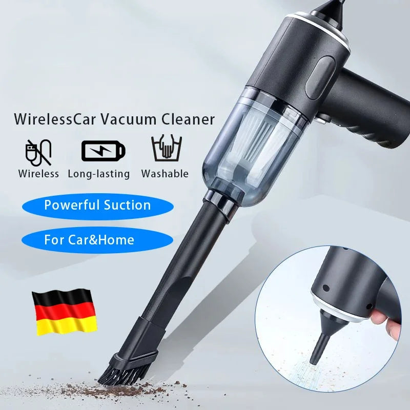 USB-Rechargeable Handheld Vacuum for Car & Home