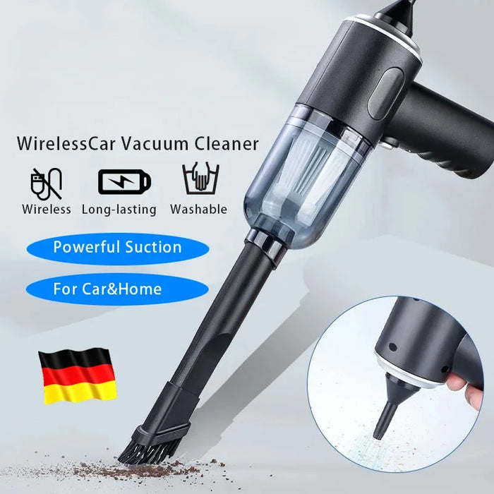 USB-Rechargeable Handheld Vacuum for Car & Home