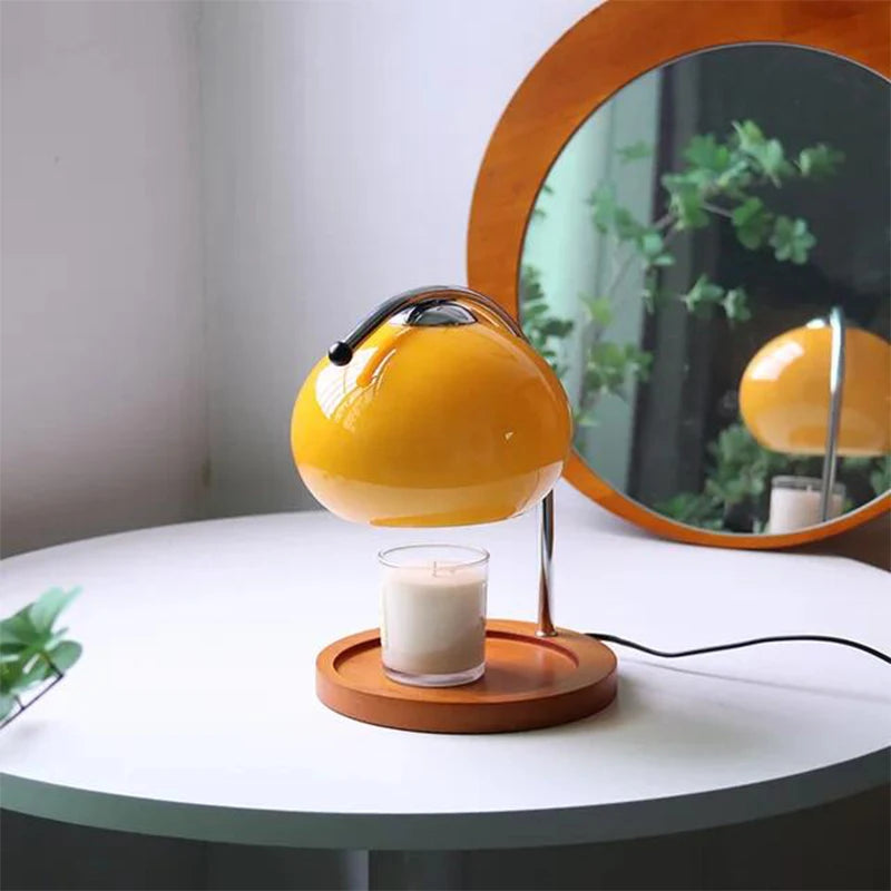 Retro Glass Bedside Table Lamp