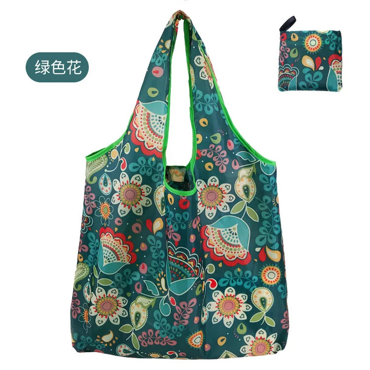 Foldable Reusable Polyester Shopping Bag
