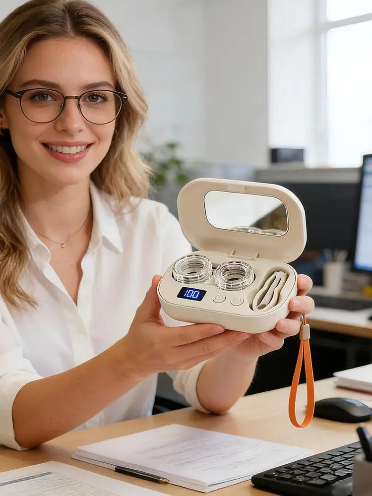 Ultrasonic Contact Lens Cleaner – Deep Clean in Minutes