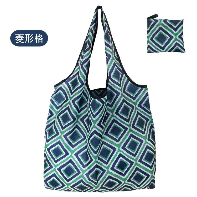Foldable Reusable Polyester Shopping Bag
