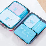 6-Piece Travel Packing Organiser Bag Set