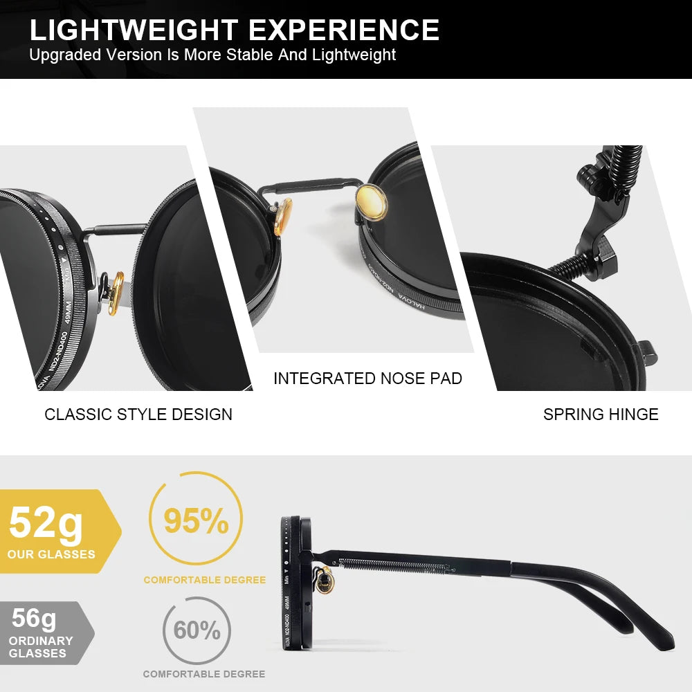 Precision Manual Dimming Polarized Sunglasses