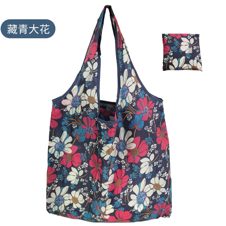 Foldable Reusable Polyester Shopping Bag