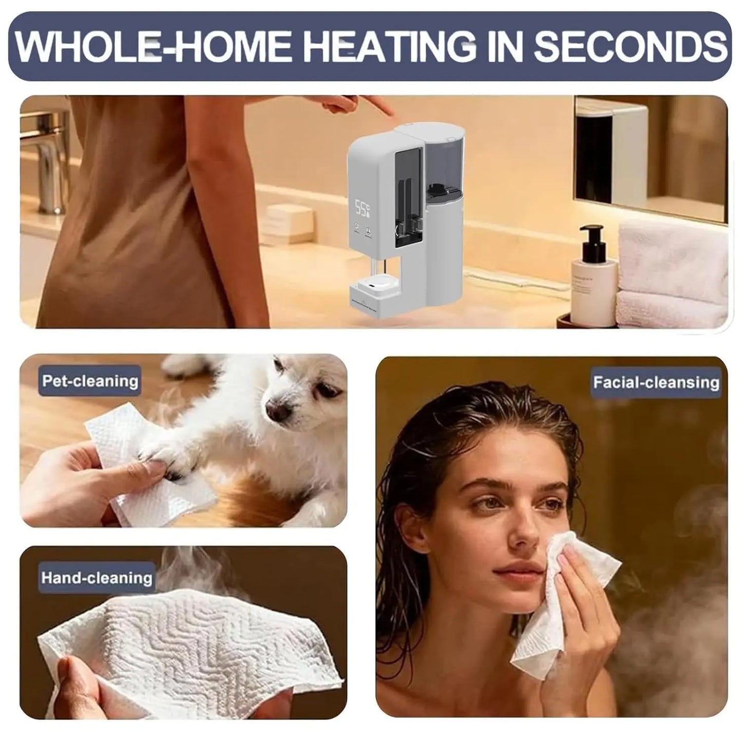 Face Towel Warmer Dispenser – for Skincare